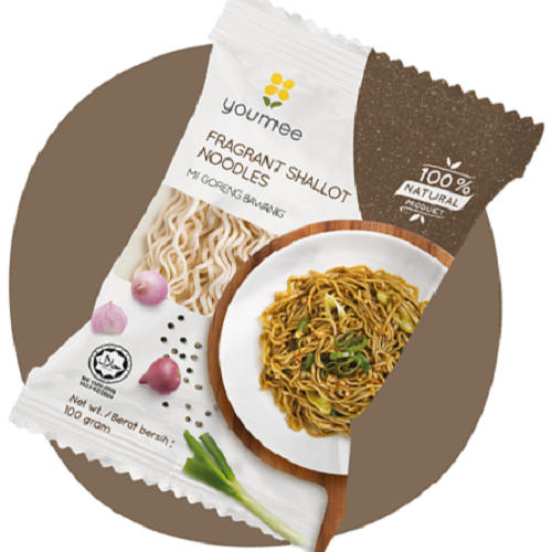 YOUMEE FRAGRANT SHALLOT NOODLES 100G X 4